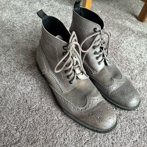 Kenneth Cole Wingtip Boot, Gray